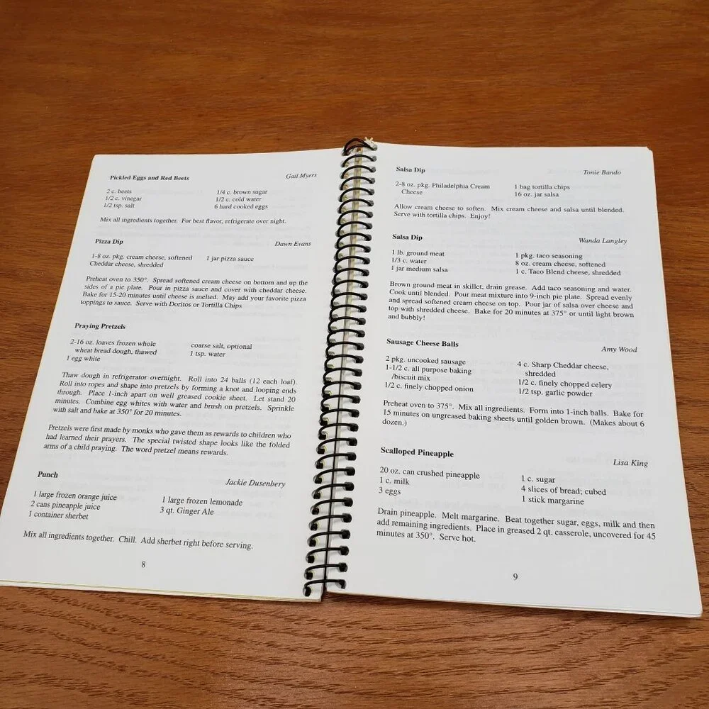 Recipes from a Light on the Hill Church Cookbook Spiral Bound G&R Publishing